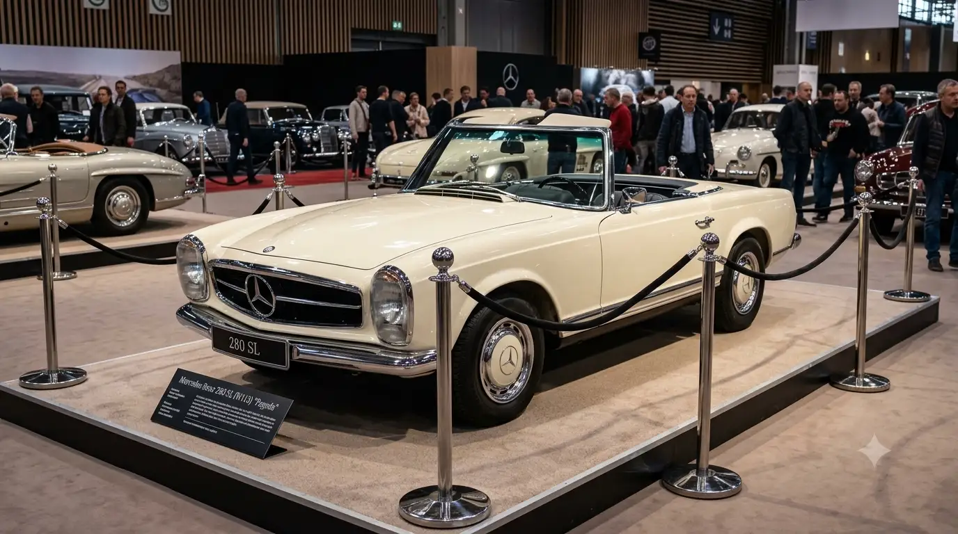 Mercedes-Benz clássico no autoClássico Porto 2026