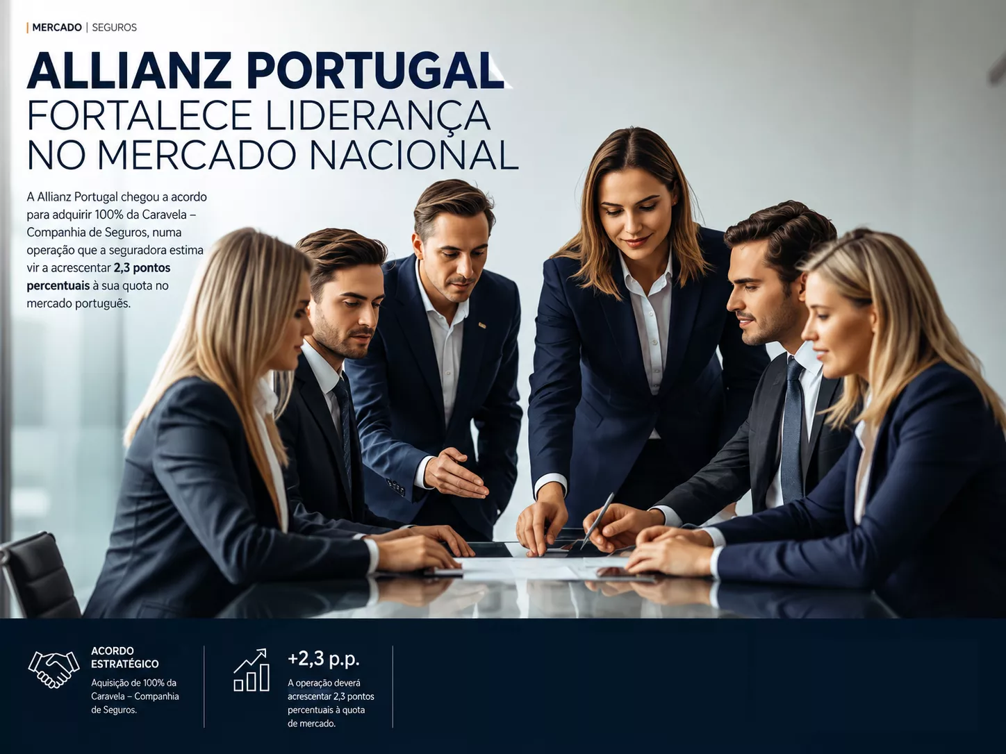 Negócio de aquisição entre seguradoras no mercado português